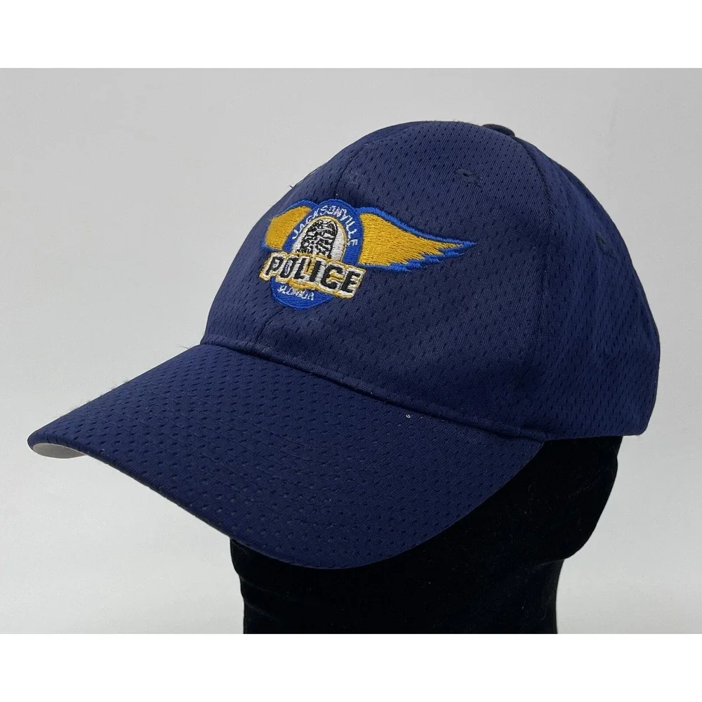 Jacksonville‎ Sheriff's Office Traffic Unit Motor Wings Blue Perforated Hat VHTF